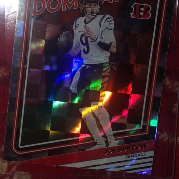 NFL trading card Joe barrow “dominators” made by #dunruss and #panini card 2022 - Picture 2 of 5